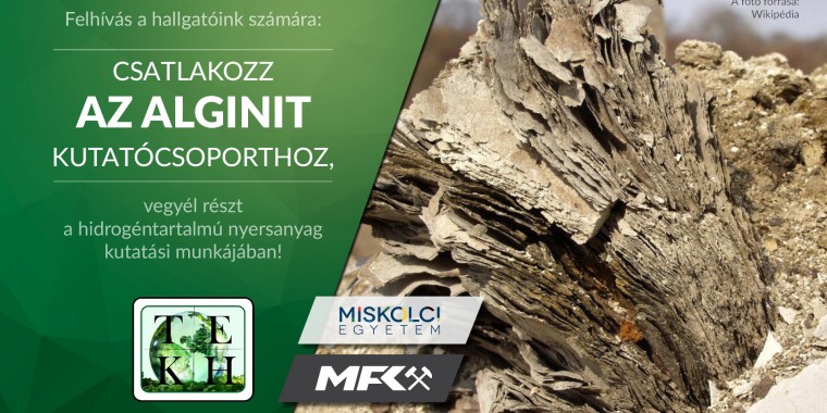 Csatlakozz az alginit kutató csoporthoz