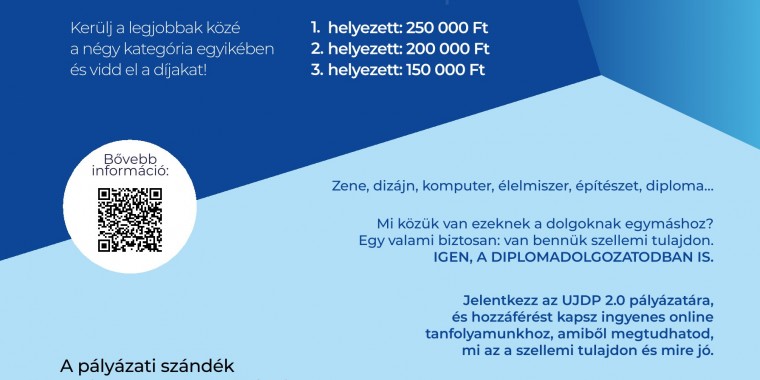 Ujvári János diplomadíj-pályázat felhívás 