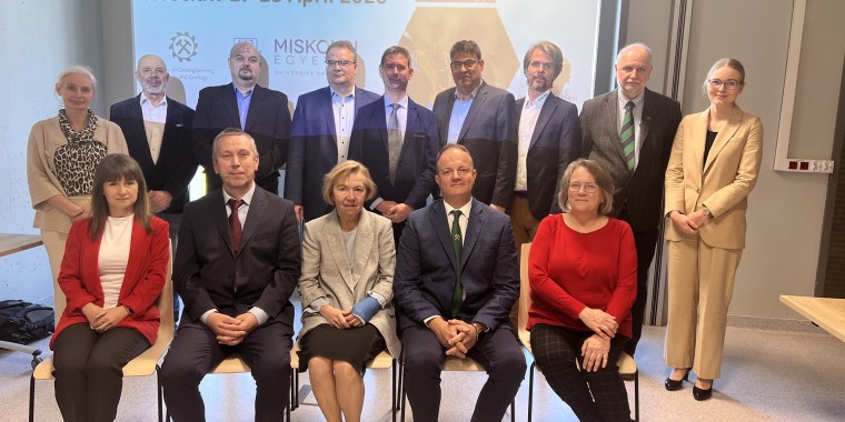 A Miskolci Egyetem Műszaki Föld- és Környezettudományi Kar vezetése és intézetigazgatói nemzetközi szakmai látogatáson vettek részt