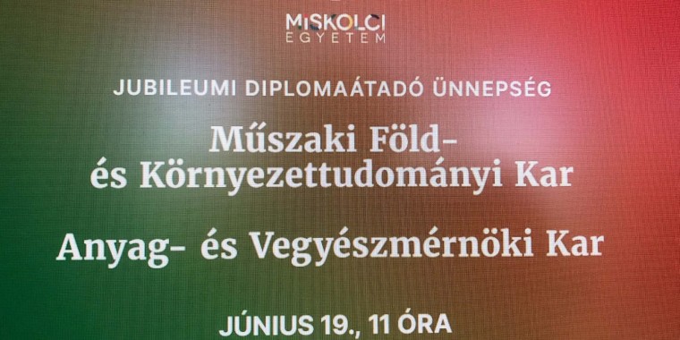 Jubileumi diplomaátadó ünnepség                                
